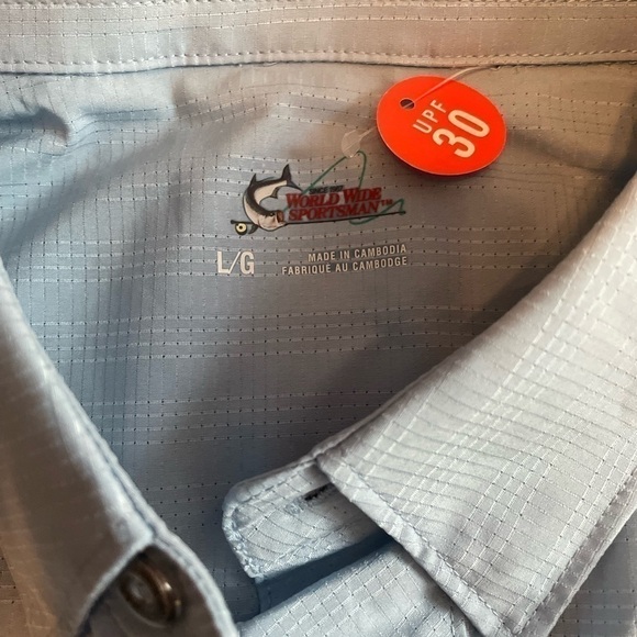 BASS Pro World Wide Sportsman Seacrest Long-Sleeve Button-Down Shirt for Men - Picture 10 of 10